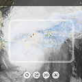 写真: アメミルのARモードで表示した台風21号（2017年10月） - 5