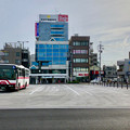 写真: 整備が完全に終わっていたJR春日井駅北口（2018年5月26日） - 10：ロータリー中央部はバス待機場に