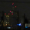 写真: 大池緑地から見た夜のスパイラルタワーズ - 2