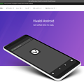 写真: Android版Vivaldiの情報配信メール登録ページ - 2
