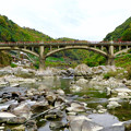 写真: 庄内川河川敷から見た城嶺橋 - 10