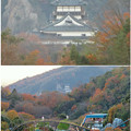写真: 寂光院の展望台から見た景色 - 29：犬山城