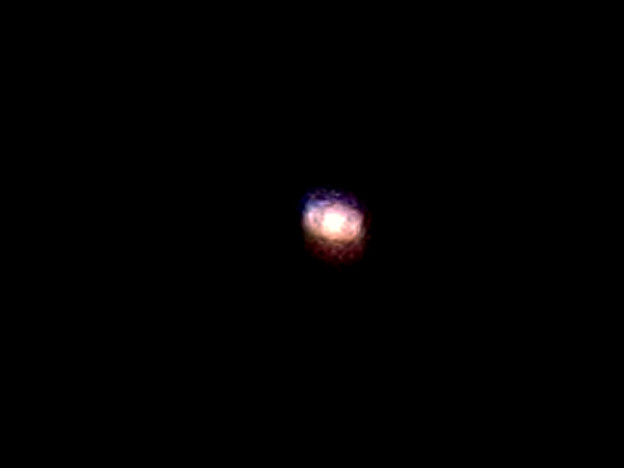 シャッタースピード等々工夫して何とかそれっぽく撮れた土星 - 2