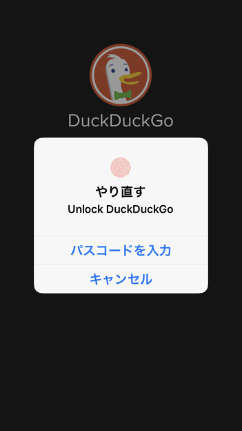 写真: DuckDuckGoブラウザアプリ 7.27.0：TouchIDやFaceIDで起動時ロックが可能！ - 5