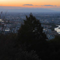写真: 東谷山展望台から見た景色 - 3：夕焼けと庄内川