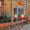 写真: 犬山橋を渡る名鉄電車 - 4
