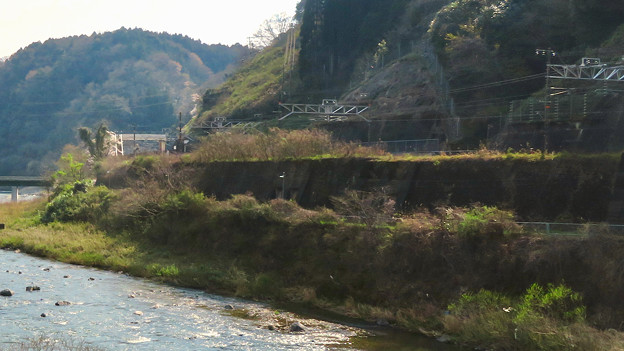 土岐川（庄内川）の対岸から見た古虎渓駅 - 6