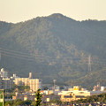 写真: 庄内川沿いの上島公園前から見た春日井三山 - 7：道樹山