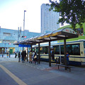 ワイルドフラワーガーデン「ブルーボネット」行きバスが発車する金山駅前バスターミナル4番乗り場 - 1