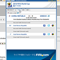 写真: Chrome拡張：FIFA.com Chrome拡張機能（Live、拡大）