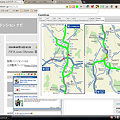 写真: Chromeエクステンション：Eye Traffic - Lux trafic info（渋滞情報）2