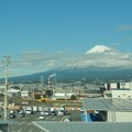写真: 富士山、駐車場入り