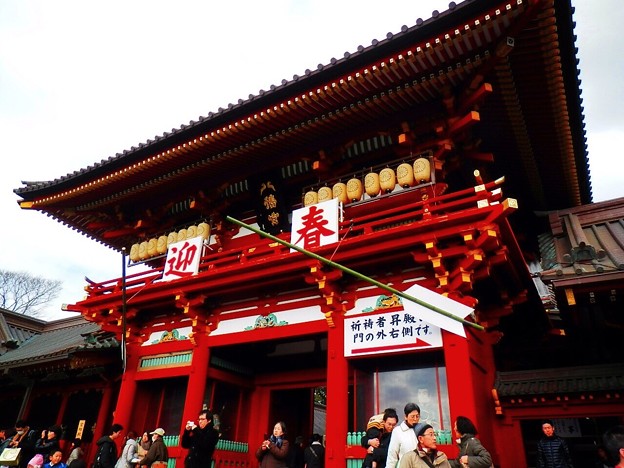 写真: 初詣準備万端の鶴岡八幡宮 #鎌倉 #kamakura #japan #湘南 #神社