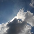 写真: 太陽が隠れた雲（9月4日）