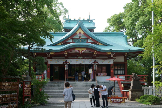 写真: 多摩川浅間神社（令和元年8月）