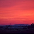 写真: 赤い東雲