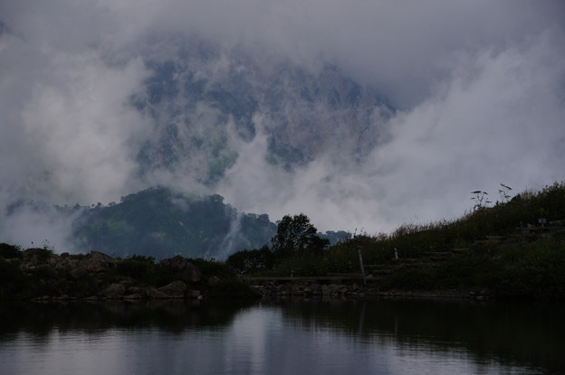 雲上の池