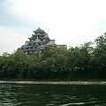 日本の風景・岡山城は黒かった