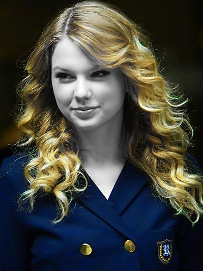 写真: Beautiful Blue Eyes of Taylor Swift (10750)