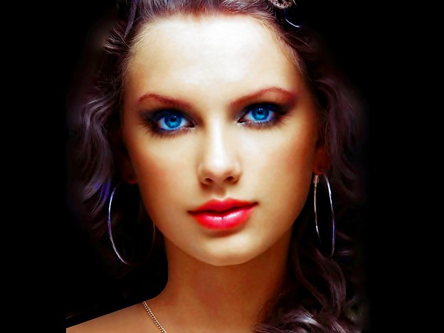 写真: Beautiful Blue Eyes of Taylor Swift (10755)
