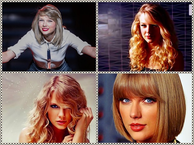 Beautiful Blue Eyes of Taylor Swift (10836)Collage
