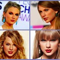 Beautiful Blue Eyes of Taylor Swift (10884)Collage