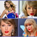 Beautiful Blue Eyes of Taylor Swift (10891)Collage