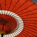 赤と白の傘