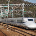 N700系のぞみ　山陽新幹線相生駅
