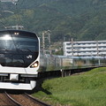 写真: E257系特急あずさ　中央本線下諏訪〜岡谷02