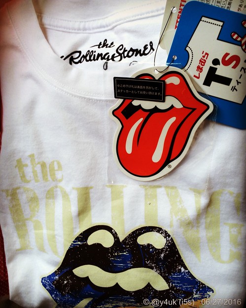 The Rolling Stones Official T-shirt 〜梅雨の晴れ間にゲッツ