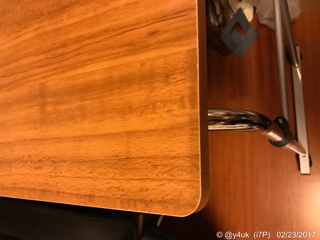 Photos: 高さ上げ・キャスター付・テーブル・木・念願〜wood model背丈ある伸ばせる快楽♪