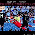 Halldorsson’s dream becomes reality [Iceland 1-1 Argentina] star Messi misses penalty.〜FIFA2018World