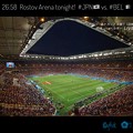 Photos: 26:58 “Rostov Arena” tonight! #JPN vs. #BEL〜初の涼しい観やすい夜試合☆美しく大きいスタジアム景色☆ロシア夜空の下でドラマが生まれた☆素晴らしい日本代表の闘い