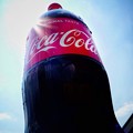 39℃oca-Cola &amp; crazy Sun BlueSky Hotday, HotCoke〜酷暑に低い湿度にコカ・コーラまいう〜！重たい大きい汗だく1.5L！クリエイティブ“ポップ”ver太陽青空
