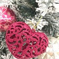 Warm Heat Snow Xmas :)〜積もるクリスマスツリー(マツコも好きなツリー)〜赤い愛情の心をください。温かい人が好き。温かい世界が好き。温かいXmasが好き。Love Heart