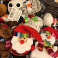 Photos: So cute Little Santa, Snowman and moremore :) 〜ブルーインパルス旅後の店で発見！マフラーも帽子もして可愛い！サンタもスノーマンも仲良しぬいぐるみXmas!