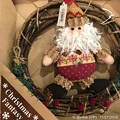 Photos: リースサンタ＊Christmas Fantasy＊北欧的で温かいHeartwarming Xmas goods〜サンタとリースが合体して一石二鳥だね！でもサンタは行かなきゃ子どもたちのため世界へJoy