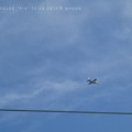 Photos: 10.28silver impulse“T-4”into the cable sky, top speed〜灰色のブルーインパルスも凄く速かった！ピント青空と撮れてよかった電線(294mm:TZ85)