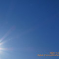 Photos: 1.21 Strong Wind Spring Sky Sun〜冬空ですが超強風でした(きょう1.31も)太陽が負けて寒い日でしたが、冬を感じます。異常な暖冬だから寒さも大事です(絞り優先:TZ85)