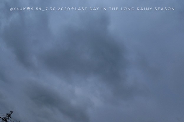 Photos: 7.30_9:59 Last day in the Long rainy season[Lonely SteelTower CloudRain 3"L"ver]梅雨空最終日(絞り優先:TZ85)カエル