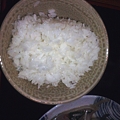 写真: 矢作川　レバニラ定食 ご飯