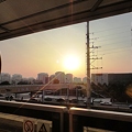 江月路站からの夕日