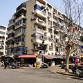 雲陽路（上海）　市場のビル