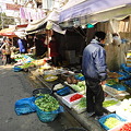 雲陽路（上海）　野菜売り場