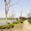 松江の運河沿いの小道（上海）