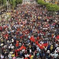 写真: ヤンゴン　デモ 　2月6日(6)