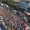 ヤンゴン　デモ 　2月6日(1)