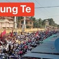 写真: ミャンマー2月22日の大規模デモ (6)