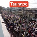 写真: ミャンマー2月22日の大規模デモ (4)